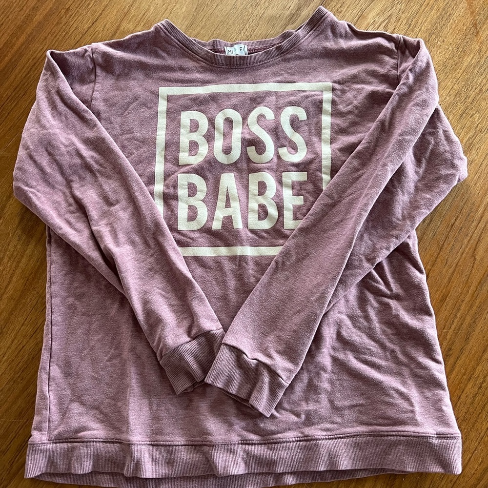 Mi & Fi Boss Babe Crewneck Sweatshirt